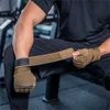 Half Finger Bodybuilding Gym Handschuhe Gewichtheben Hantel Training AntiSlip Fitness Crossfit Workout Übung Für Mann 231226