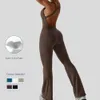 2024 LU Align Leggings Fitness Jumpsuit Suit for Gym Set Women Sport Bra Pant Tracksuit Sport för Woman Workout Set Kläder Yoga Lemon LL Kvinna