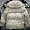 معاطف الشتاء النساء الطبيعي أوزة أسفل معطف حقيقي الثعلب فور فور سميكة سترة أزياء أزياء أزياء دافئة فاخرة خارجية غير رسمية 231226