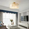 Chandeliers Luxury Bedroom Crystal Ceiling Lamp Light Simple Modern Living Room Decoration Round Household Study Indoor Lighting For Home