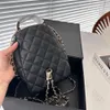 Hochwertiger Mini-Rucksack, Designer-Kaviar-Leder, Damen-Rucksäcke, Damen-Rucksack, Diamant-Handtasche, Kinder-Schultaschen, einfache kleine Büchertasche, Goldkette, Mädchen-Rucksack