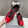 Sapatos de grife homens tênis casuais tênis planos para mulheres couro patente treinador ao ar livre esporte de luxo sapato de couro genuíno moda mulheres correndo superfície de malha