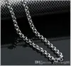 35mm6mm Lot 5 meter i bulksmycken Rund Rolo -kedja Finding Chain rostfritt stål DIY -halsband Armband9423309