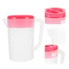 Water Bottles Cold Bottle Pitcher Plastic With Lid Iced Tea Beverage Pitchers Household Juice For Fridge Refrigerator Jug