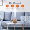 Humidifiers Wood Grain Air Humidifier Purifier Aroma Diffuser Mini USB Ultrasonic Cool Mist Sprayer Essential Oil Fragrance for Home OfficeL231226