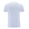 Lulu Men Yoga Outfit Gym T Shirt Träning Fitness Wear Sportwear Training Basketball Quick Dry Ice Silk Shirts Outdoor Tops Short Sleeve Elastic Breattable 546