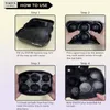 Walfos Tamanho grande 6 Cubas de molde de célula bandejas de uísque Bola de gelo 6 fabricante de moldes de silicone para barra de festa 2206113539571