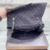 Kapazität Qualität Denim Einkaufstasche Mode Große Top Frauen Kette Französisch Stepp Designer Handtasche Hohe 2024crossbody Luxurys Totes Taschen 2024