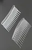 20pcs 15teeth orta boy 45cm80cm Beyaz Açık Düz Plastik Saç Kıymetler için DIY Saç Accessoriesside Gelin Düğün için Combs 67733763