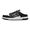 Designer Skel-Top Baixo Sapatos Casuais Esqueleto Ossos Runner Top Baixo Skel Esqueleto Mulheres Homens Retros Sapatilhas Preto Branco Couro Genuíno Lace Up Outdoor Trainers Designer