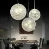 Nowoczesna LED K9 Crystal Ball Lampy Lampy żyrandol Lampa salon Light