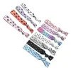 11 Colors 200 pcslot Good Eyelashes Printed Knotted Hair Tie Elastic Rubber Band Wristband Girls Ponytail Holder Bracelet93329858868434