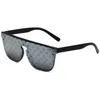 Schwarze Sonnenbrille, polarisierte Designer-Sonnenbrille für Männer und Frauen, coole Mode, klassische dicke Platte, weißer Rahmen, Luxusbrille, Herren-Sonnenbrille, UV400, mit Originalverpackung