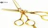 Hair Scissors Professional 6 55 Inch Germany 440c Golden Cut Set Cutting Barber Makeup Thinning Shears Hairdressing5526527