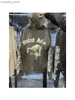 Heren Hoodies Sweatshirts 23 Street Fashion Washed Black Saint Michael Hoodie Aries Aries Pullover Graffiti Oversized Retro Vintage Beschadigde Hooded Men Men Clothing Q231226