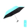 Parapluies Parasol Plat Mini Protection UV Coupe-Vent Compact Mignon Pour La Pluie Soleil Parapluie Pliant Portable Crème Solaire Poche Légère