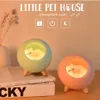 Gadget USB Little Sleeping Pet House LED MoodLight, aparatos electrónicos, luz creativa y bonita para mesita de noche, lámpara de atenuación táctil