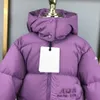 Popularne Baby Down Jackets Winter Girls Warem Four Color Opcjonalnie Designer Ubrania Rozmiar 110-160 Plush Logo Boys Płaszcz Nov25