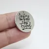 Nytt mode 10st-- Sister Charm 22mm Sisters Making the Perfect Friend Charm Pendant för smycken DIY Making292n