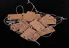 1000pcs 13cm23cm Brown Kraft String Blanks Wedding Favour Label Paper Pricing Tags with Rope5758953