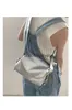 Cross Body Silver Handbag Women's 2023 Leather Design Pillow Handbag Women's Large Capacity Messenger BagblieBerryeyes