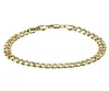 Gold Color 7mm Cuban Link Flat Chain Anklet for Women Men Curb Chain Ankle Bracelet for Women Men 9 10 11 inches T2009019367880