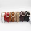 Belts For Women Fashion Korean Spring Summer Fall Faux Leather PU Pearl Designer Belt