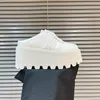 【code ：L】DYMONLATRY Women Shoe Modello di semirimorchio da esterno stilista lussuoso e di alta qualità in colori contrastanti per le donne con suole spesse aggiunte