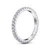 AEW solide 14K 585 or blanc 1 2ctw 2mm DF couleur bague de mariage pour femmes dames bague 210310173g