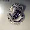 Anéis branco natural 5 quilates moissanite jóias pedra preciosa bizuteria sólido 18 k ouro anillos de anel para mulheres acessórios masculinos