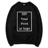 Custom Hoodies Herfst Casual Ademend Zacht Sweatshirt Mannen/Vrouwen DIY Hoodie Hoge Kwaliteit Lange Mouw Mannelijke Tops 231226