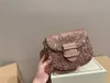 Neujahrs begrenzte schärfende Diamant -Satteltasche Handtaschen Frauen Mode Shopping Satchels Umhängetaschen Totes Crossbody Messenger Bags Geldbörsen Brieftaschenklappe Aktentasche