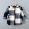 Toddler Boys Plaid Raglan Sleeve Overcoat SHE012345674870543