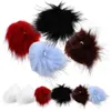 Hänge halsband 10 st faux päls hatt fluffiga kuldekor kläder pompom dekoration poms ull hattar konstgjorda avtagbara hantverk pompoms