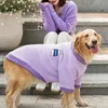 犬のアパレル3xl-8xl大型ペット服快適な暖かい冬のプルオーバー漫画パターン明るい色のスタイリッシュな服の用品