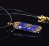 Orgonite Energy Pendant Natural Lapis Lazuli Reiki Energy Necklace Mysterious Harts Chakra Stone Growth Business Amulet 2009295049734