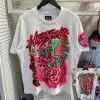 Designer Hellstar Shirt Summer Street Street Fashion High Street Cotton T-Shirt the Treypable Men and Women Suges Shorts مع Print Print