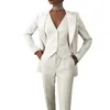 Женский костюм из 3 предметов, деловая официальная рабочая одежда, офисные брюки, комплект, женская куртка, повседневный пиджак, брюки, жилет, наряд 231225