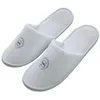 5PairsLot White Terry fleece Men Women Kids Disposable el Slippers Cotton Slides Home Travel SPA Slipper Hospitality 231226