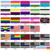 Баннер-флаги Быстрая доставка 30 стилей 150X90Cm Радужные флаги Лесбийские баннеры Флаг ЛГБТ Полиэстер Colorf Открытый баннер для геев Cpa4205 Drop Otdae