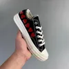 Low-top canvas shoes designer platform sneakers run chuck hike 1970s cdg play classic 70 taylor eyes casual high-top men women trainer white black