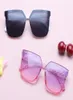 Masowe okulary przeciwsłoneczne dla dzieci 2021 Dziewczęta cekiny Crystal Square Frame Kieliszki Dzieci Uv400 Beach Sundoblock A64485111182
