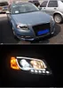 For Audi A3 S3 LED Car Headlight 08-12 Headlamp DRL Daytime Running Light Streamer Turn Signal Indicator High Beam Angel Eye Projector Lens