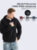 ENjoyce Männer Intelligente Heizung Zip Hoodies Sweatshirts Winter Warme Beheizte Kleidung USB Thermische Wärme Jacke Strickjacke Mantel P5104 231226