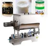 Machine de remplissage de sauce mixte pneumatique horizontale entièrement automatique, dispositif de mélange, Machine de conditionnement de liquide commerciale