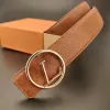 2024 Designer Belt Men's Fashion Leather High-End Brand Letter Belt 22 Styles for Selection