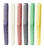 23cm 6 Colors Available Japan Hairdressing Cut Comb Professional Barber Comb For Hairstyling Durable Resin Haircut 6PCSLot2109931