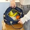 Tragbare Thermo-Lunchtasche mit großer Kapazität, wasserdichte Oxford-Handtasche, Kühltasche für Frauen, Picknick, Lebensmittelbehälter, multifunktional, 231226