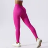 2024 LU LU V-formade Align Leggings sömlösa byxor Kvinnor Navel-baring Lås midje veckade skinkor Lyft snabbtorkande nakna täta byxor Yoga citronkvinna