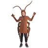 Halloween Kids Adult Funny Cockroach Costume Children Insect Cosplay Outfits Carnival Easter Purim Fancy Dress suit 231225